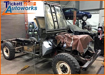 4x4 off-road vehicle restoration